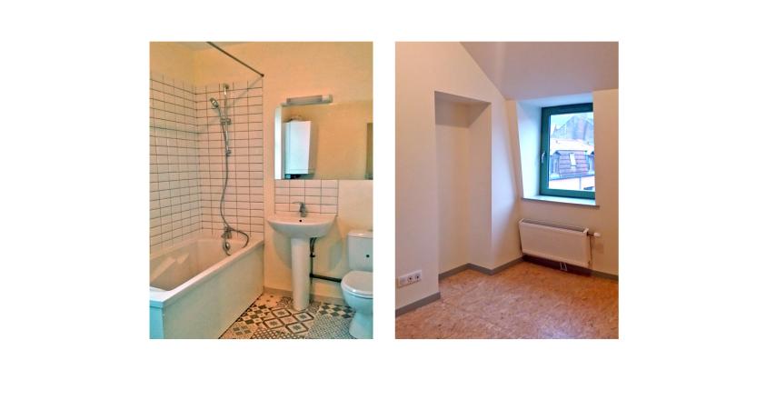 Rénovation de deux maisons de ville à Lille - Extension Ossature bois - Chambre 