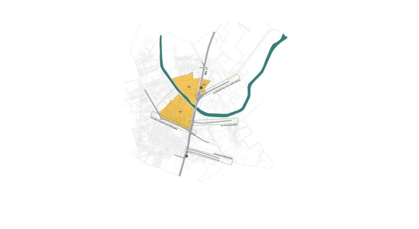 Étude pour la restructuration du quartier du pont 