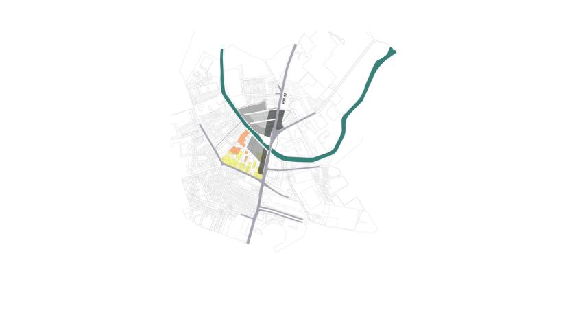 Étude pour la restructuration du quartier du pont 
