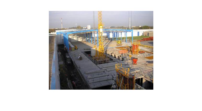Plateforme logistique, bureaux et parkings - Phase chantier
