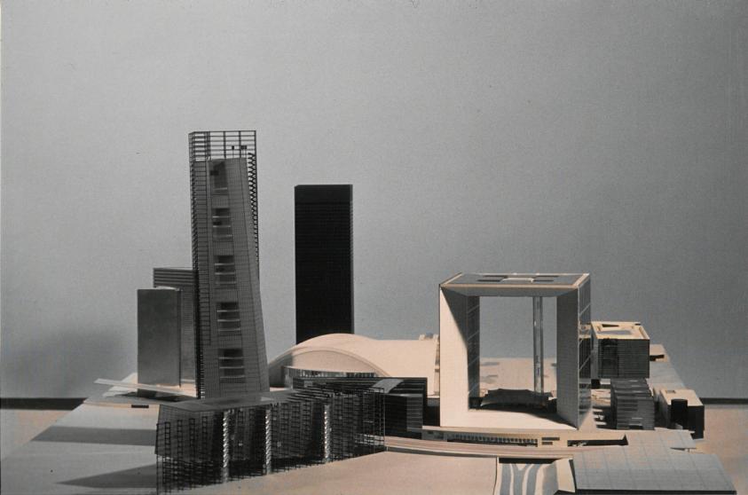 Maquette vue Ouest (Nanterre)
