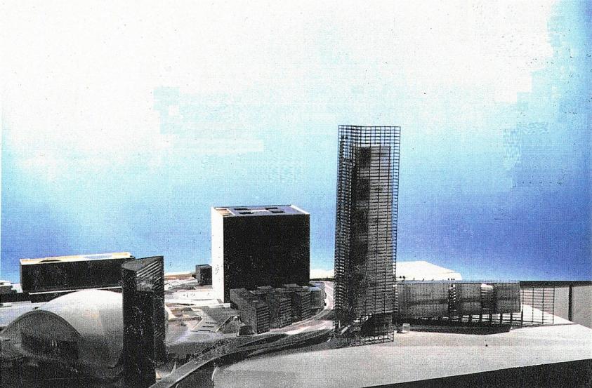 Maquette vue Nord (Courbevoie)