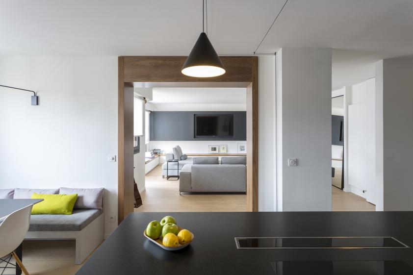 Restructuration d'un appartement en duplex à Levallois-Perret