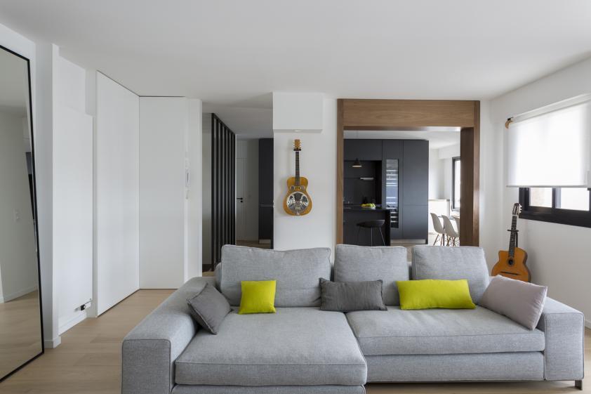 Restructuration d'un appartement en duplex à Levallois-Perret