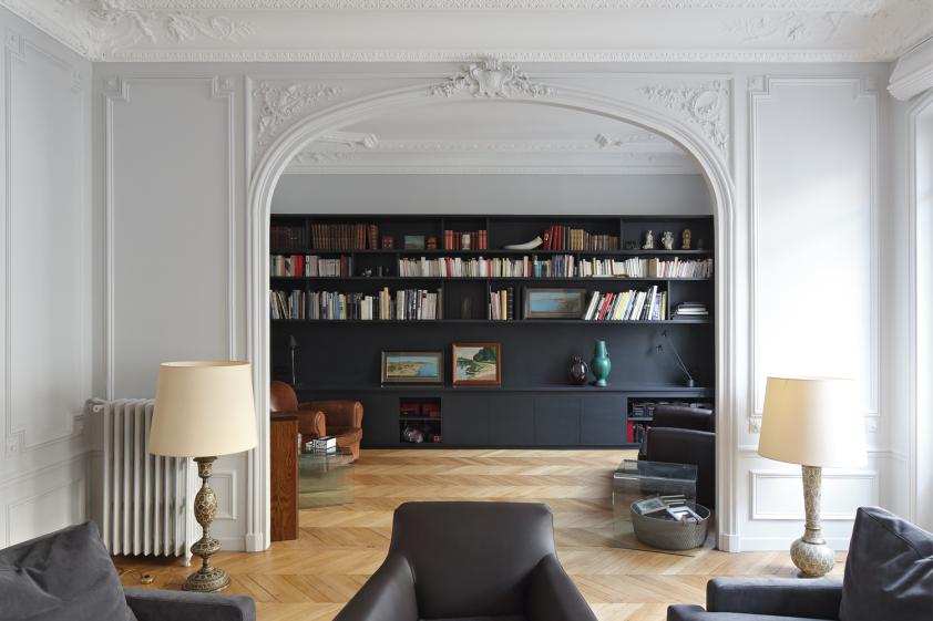 Restructuration complète d'un appartement haussmannien à Paris