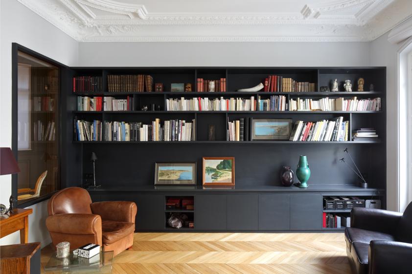 Restructuration complète d'un appartement haussmannien à Paris