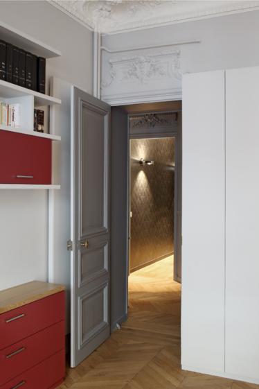 Restructuration complète d'un appartement haussmannien à Paris