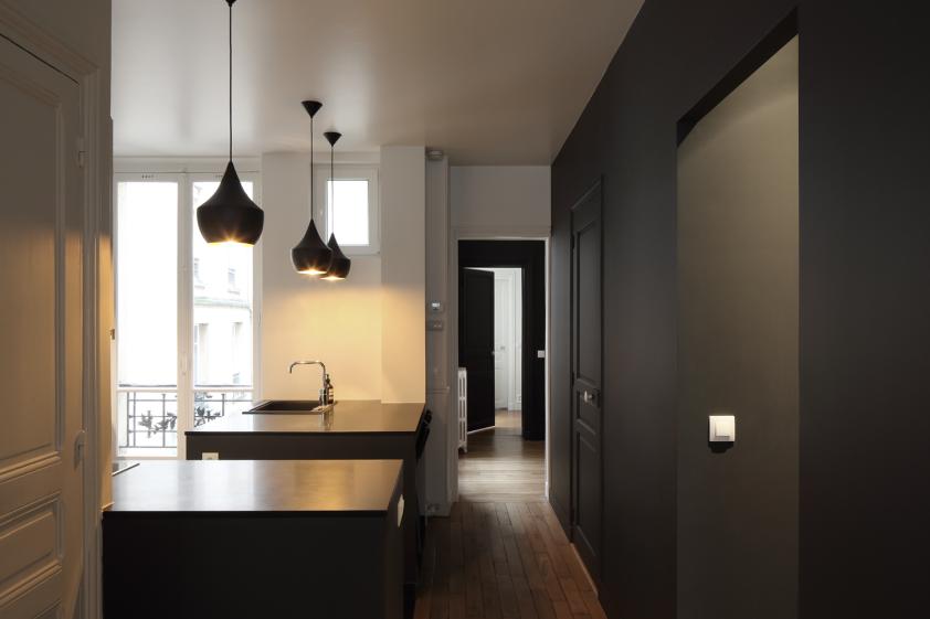 Réunion de deux appartements