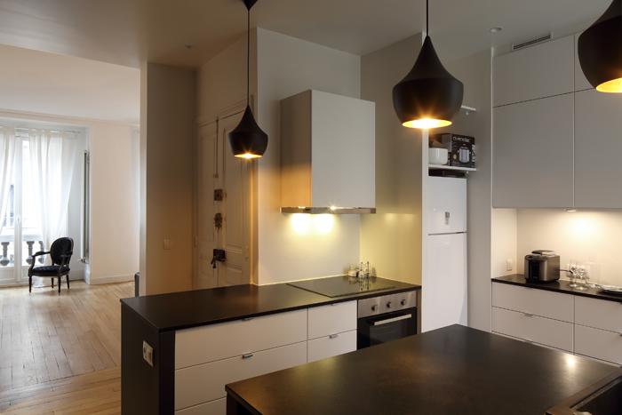 Réunion de deux appartements