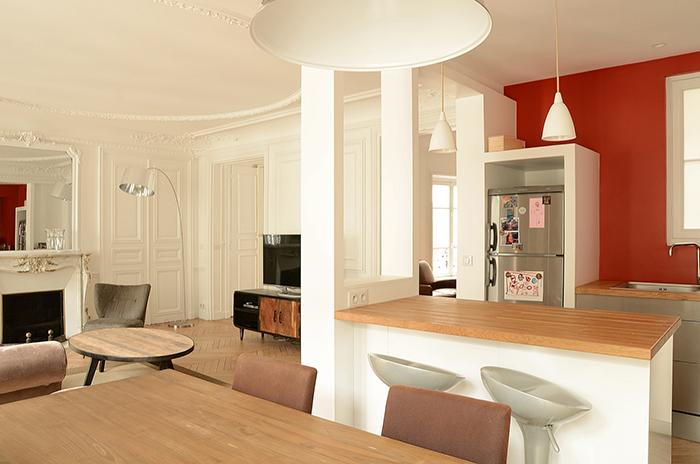 Rénovation complète d'appartement haussmanien 
