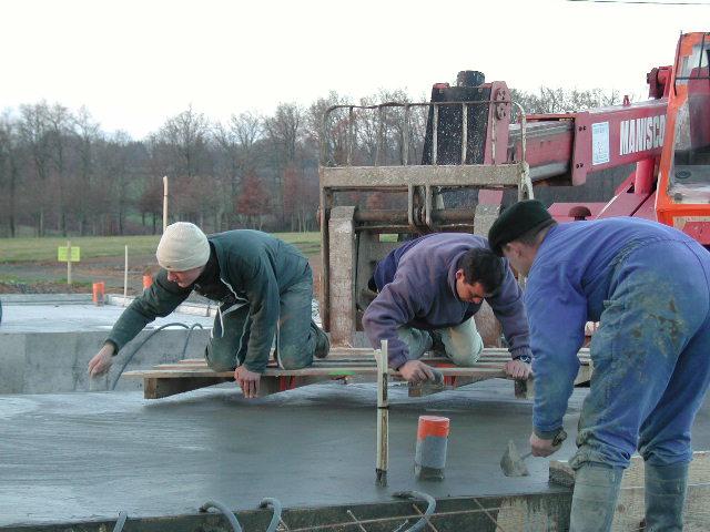 Construction d'un gite
