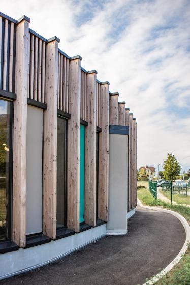 on-architectes, Restaurant scolaire à Cruet (73)