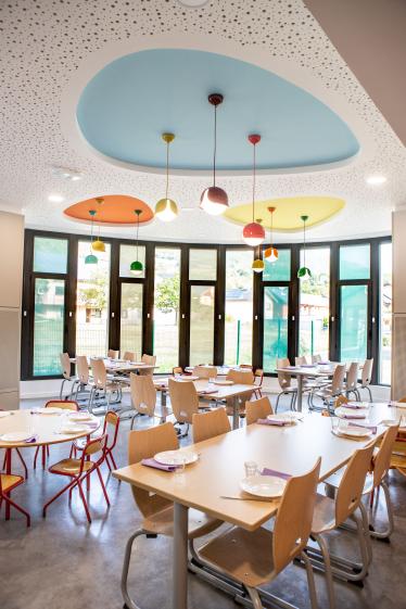 on-architectes, Restaurant scolaire à Cruet (73)