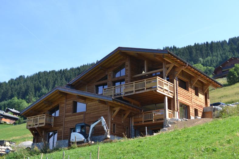 Conception d'un chalet de 600 m² dans la station de ski de Châtel (Haute-Savoie)