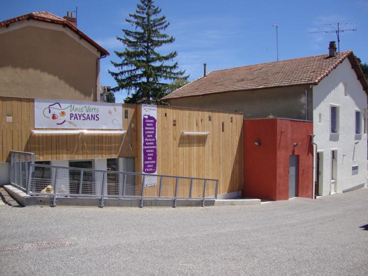 accès sur cours du magasin de producteurs