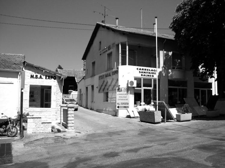 entrée du site avant travaux