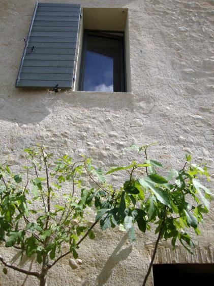 En façade, seuls les baies et l'enduit sont modifiés