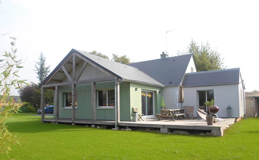 Extension de la maison et sa terrasse