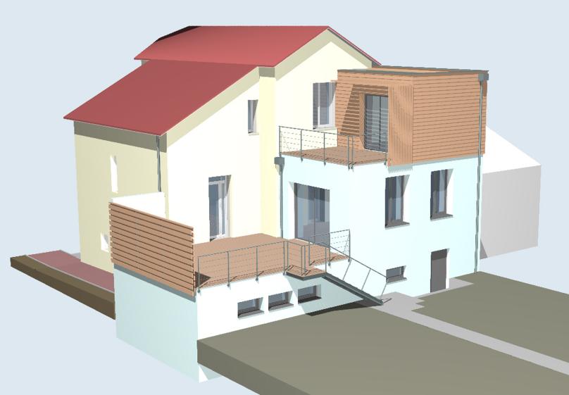 Vue 3D du projet