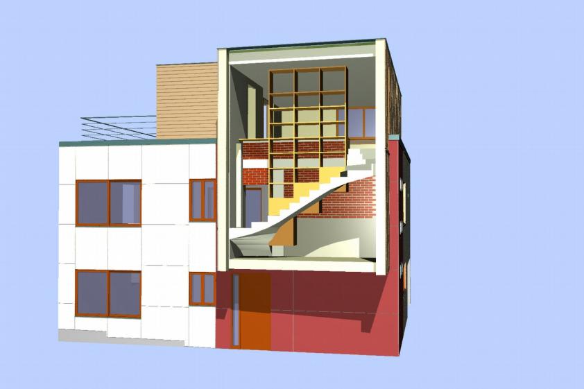 Vue 3D du projet
