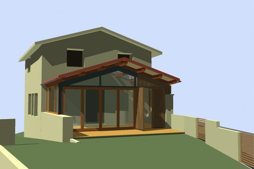 Vue 3D du projet