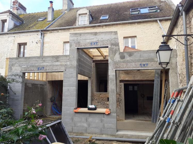 Extension-phase chantier