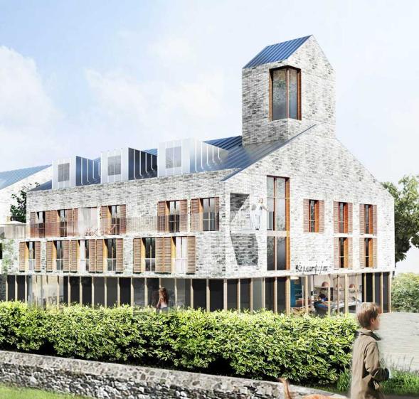 Immeuble collectif à Pléneuf Val André