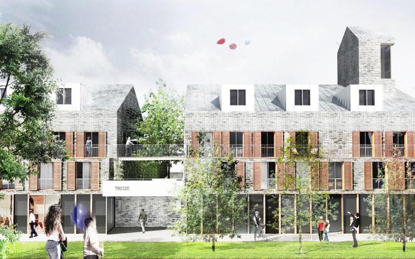 Immeuble collectif à Pléneuf Val André