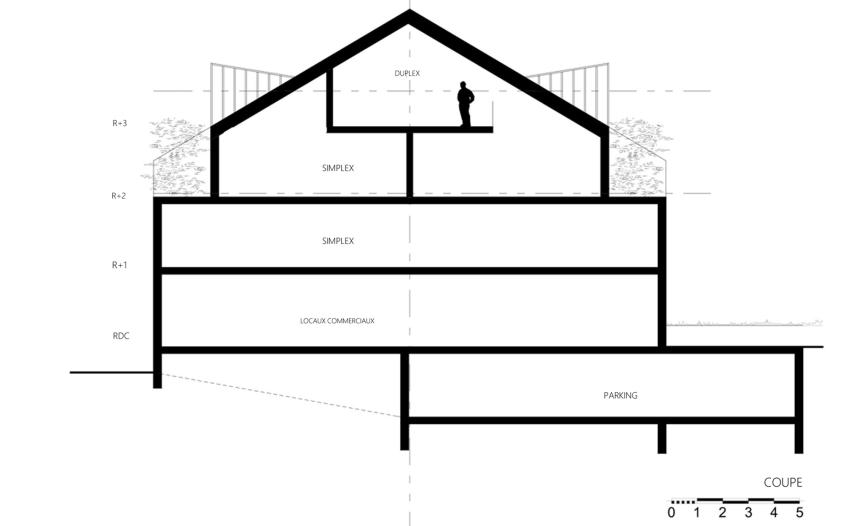 Immeuble collectif à Pléneuf Val André