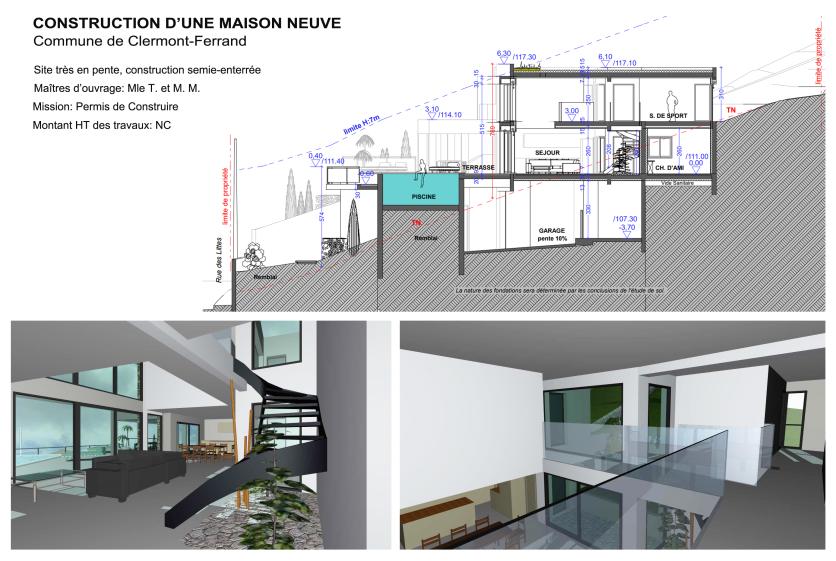 MAISON NEUVE COTE DE CLERMONT