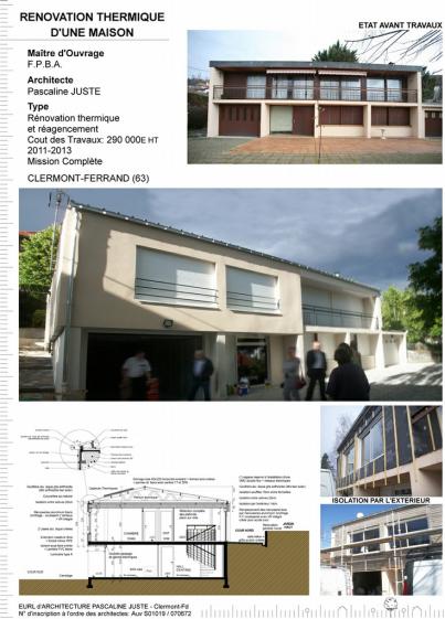 RENOVATION THERMIQUE D'UNE MAISON