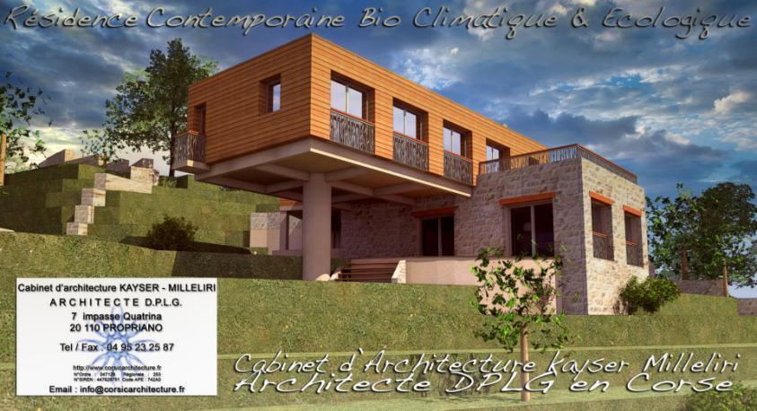 Cabinet d'Architecture Kayser Milleliri, Architecte DPLG en Corse