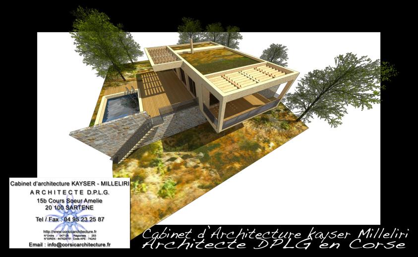 Cabinet d'Architecture Kayser Milleliri, Architecte DPLG en Corse