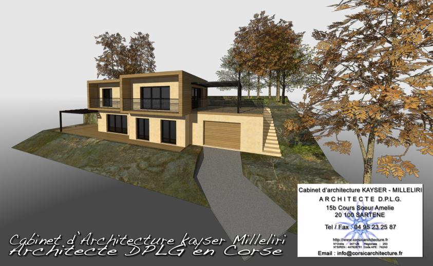 Cabinet d'Architecture Kayser Milleliri, Architecte DPLG en Corse