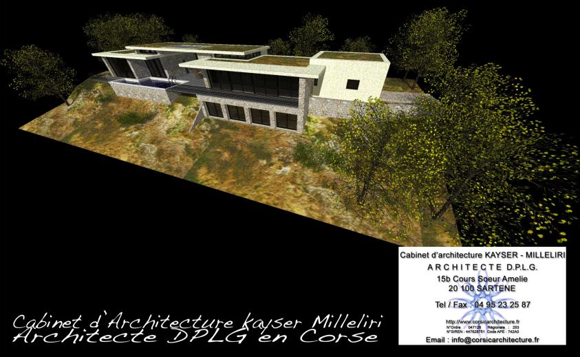 Cabinet d'Architecture Kayser Milleliri, Architecte DPLG en Corse http://www.cor