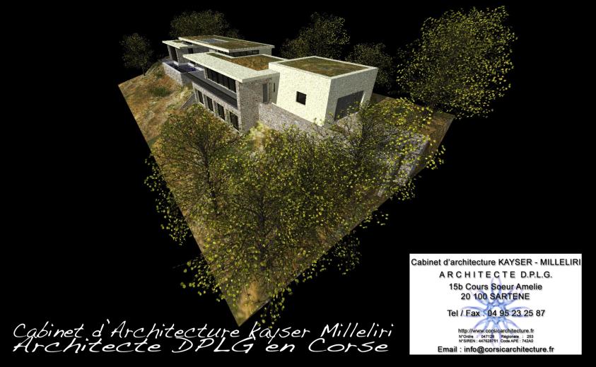Cabinet d'Architecture Kayser Milleliri, Architecte DPLG en Corse http://www.cor