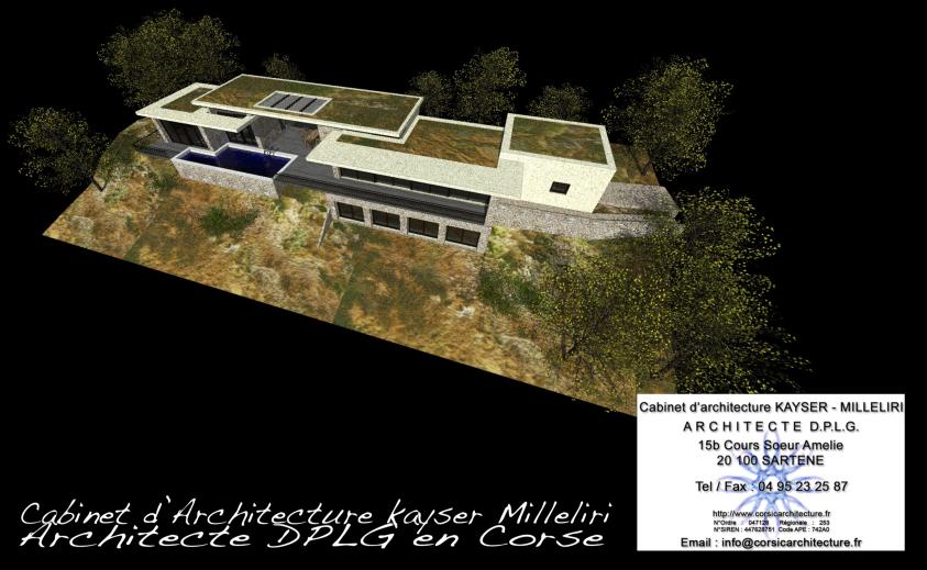 Cabinet d'Architecture Kayser Milleliri, Architecte DPLG en Corse http://www.cor