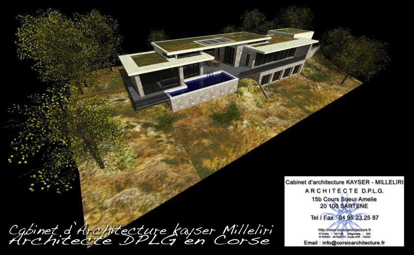 Cabinet d'Architecture Kayser Milleliri, Architecte DPLG en Corse http://www.cor