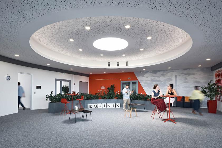 Office Hub Meeting Space, Equinix PA4, Paris IBX® Data Centre