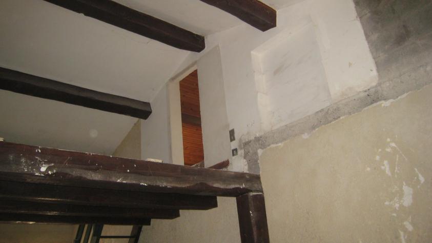 avant travaux - structure existante en bois
