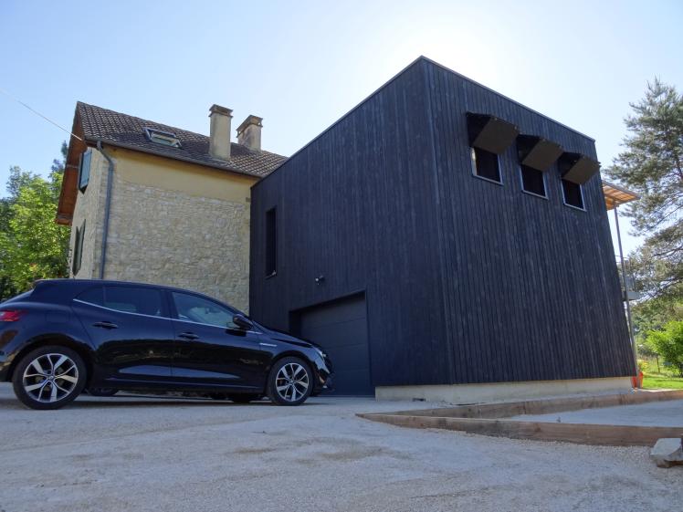 Façade nord garage