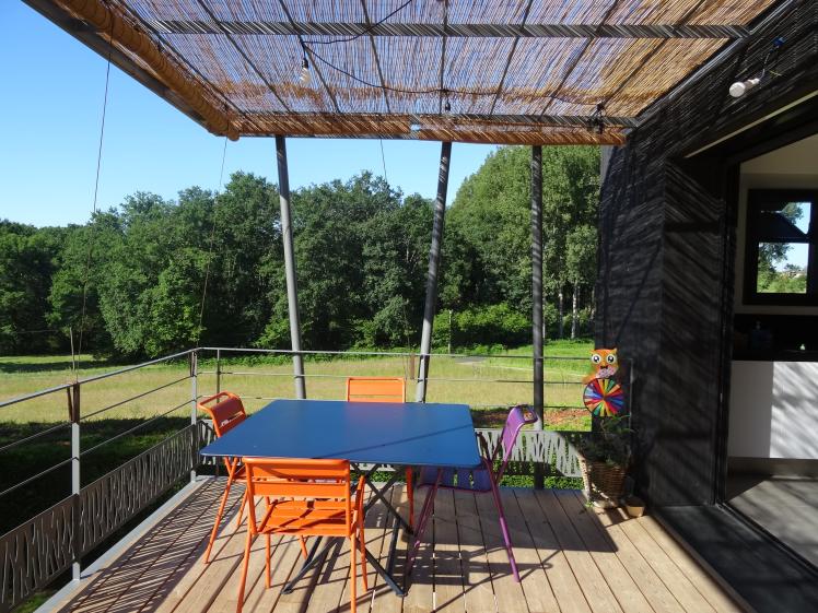 Terrasse bois et pergola