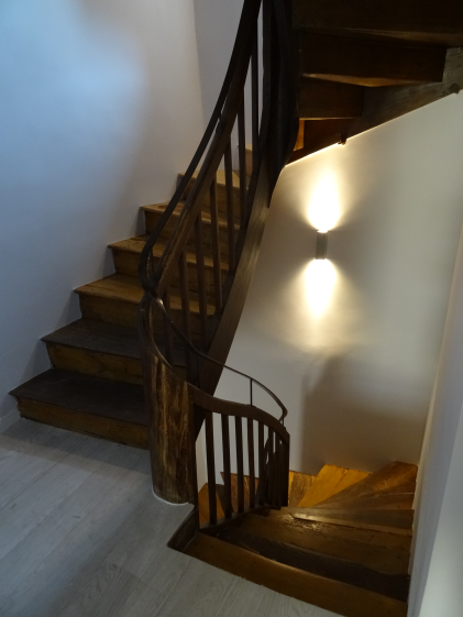 Vue sur l'escalier