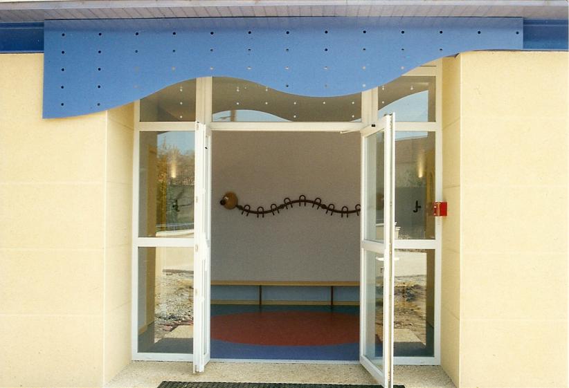Détail de l'entrée (construction 2001)
