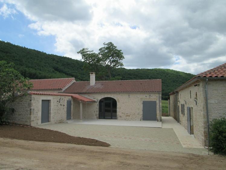 Vue sur la cour