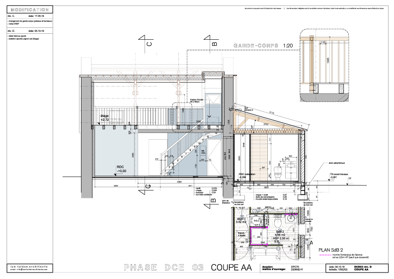 plan en coupe