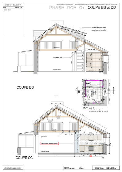 plan en coupe