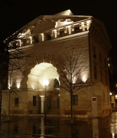 Mise en lumière réalisée sur les Pavillons