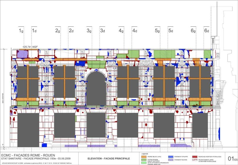 Façades Romé - Extrait diagnostic façades