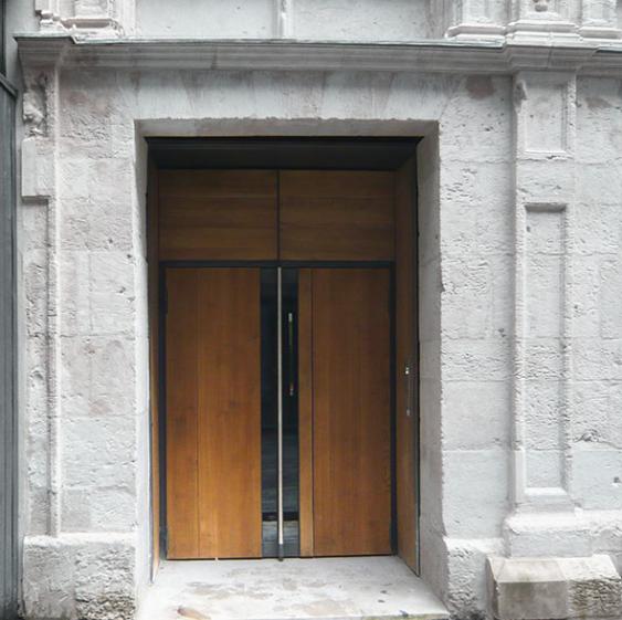 Détail porte créée dans le cadre de la réutilisation des Façades